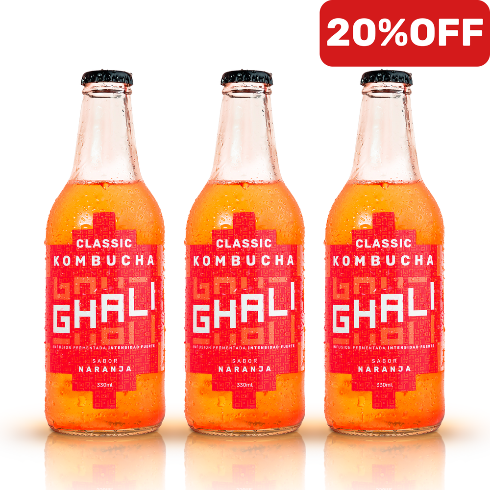 CAJA KOMBUCHA NARANJA (12 unidades)