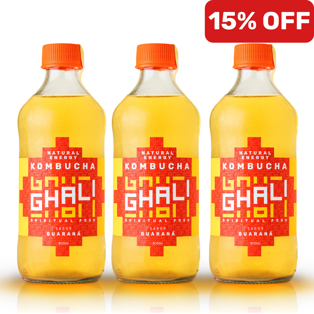 CAJA ENERGY KOMBUCHA GUARANÁ (9 unidades)