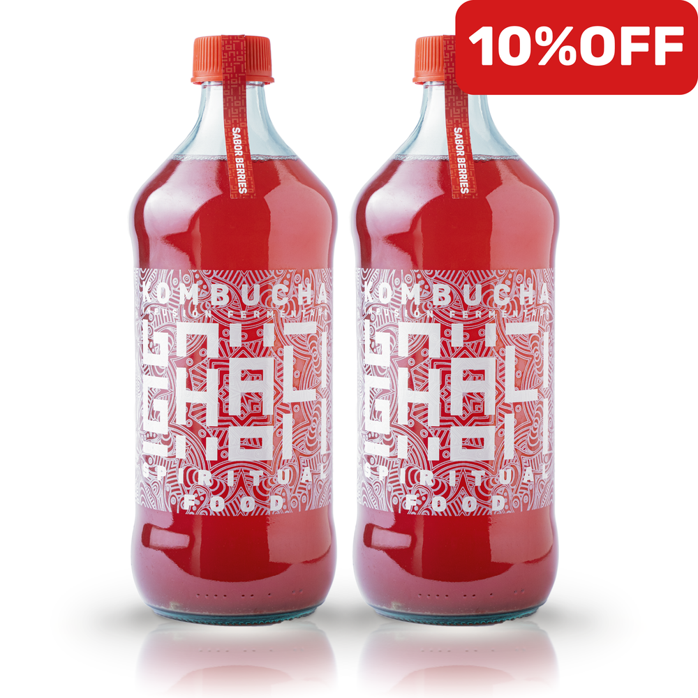 CAJA KOMBUCHA BERRIES 1 LITRO (6 unidades)