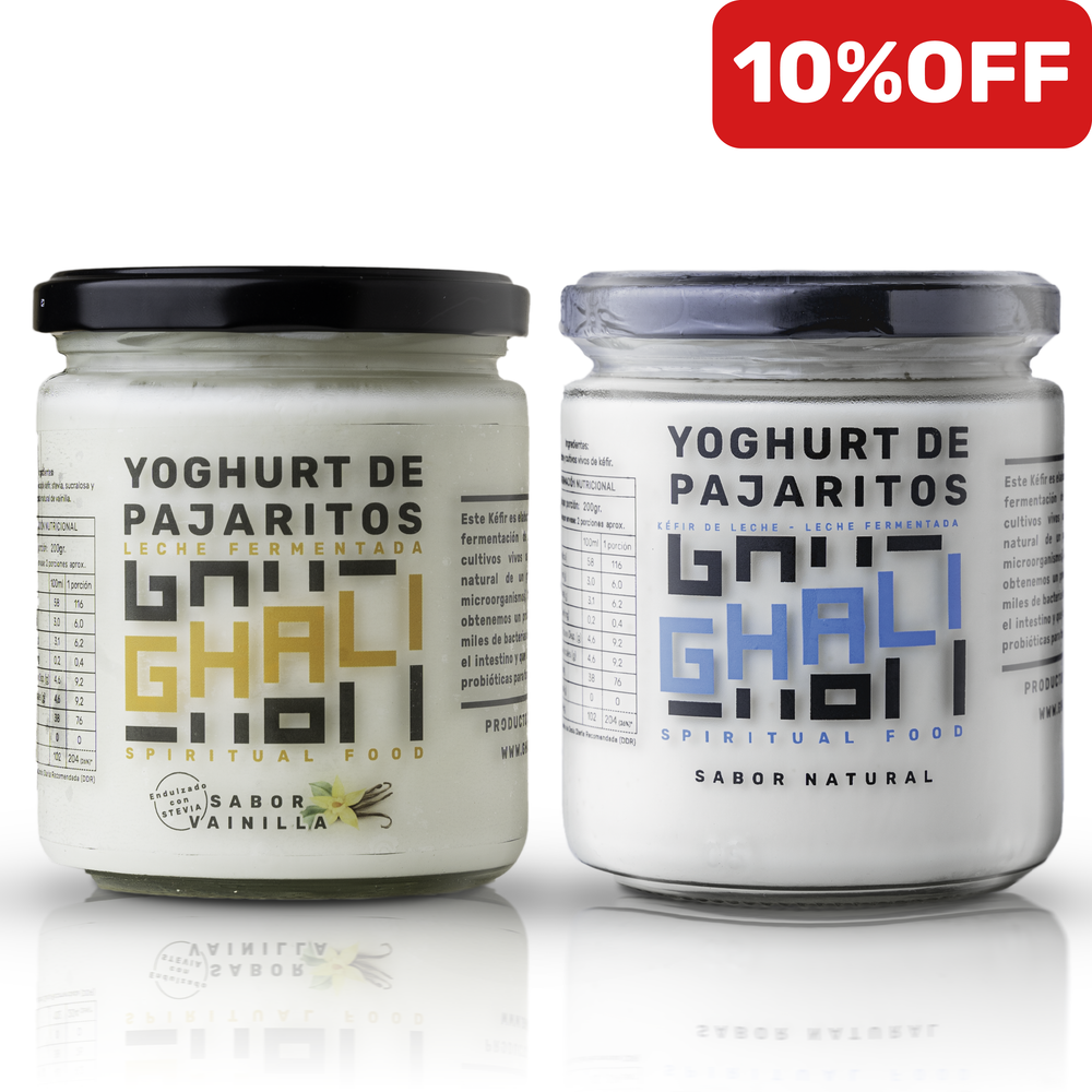 CAJA MIX YOGURT DE PAJARITOS NATURAL Y VAINILLA (10 unidades)